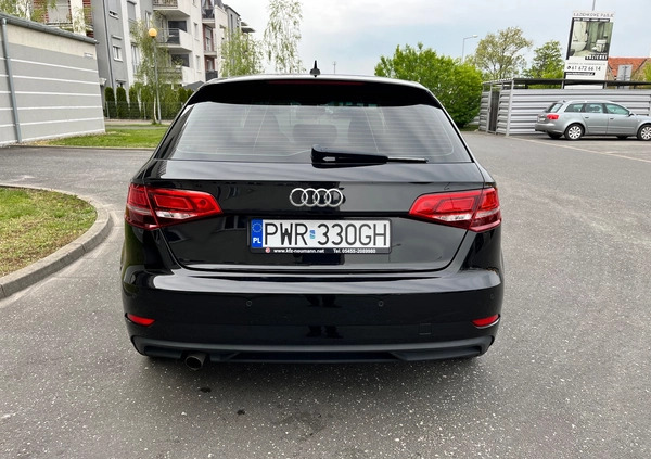 Audi A3 cena 61900 przebieg: 138000, rok produkcji 2016 z Września małe 667